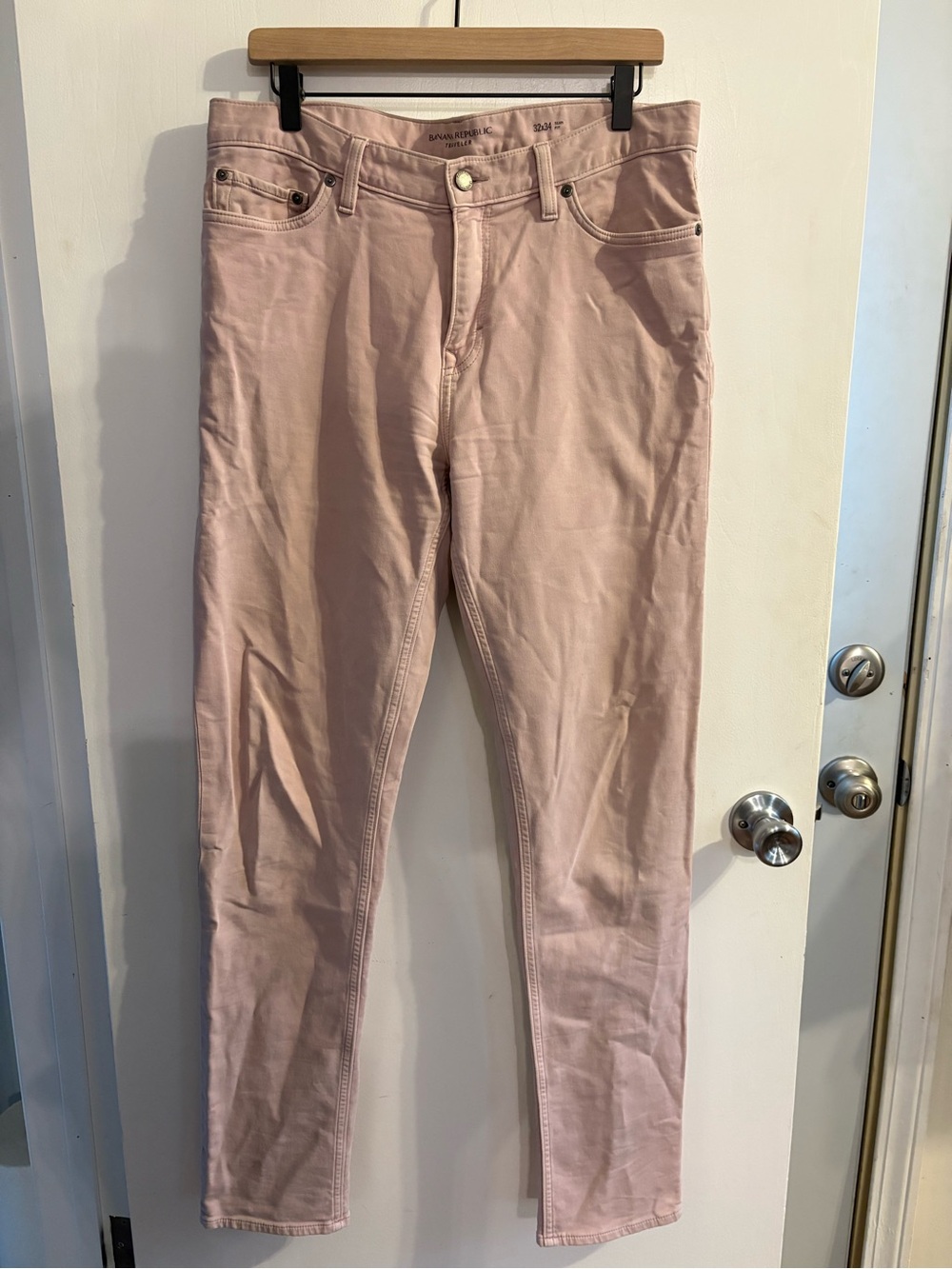Banana Republic Pale Pink Skinny Jeans